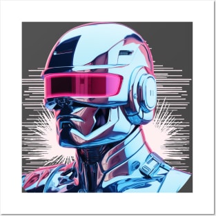 Vaporwave RoboCop Posters and Art